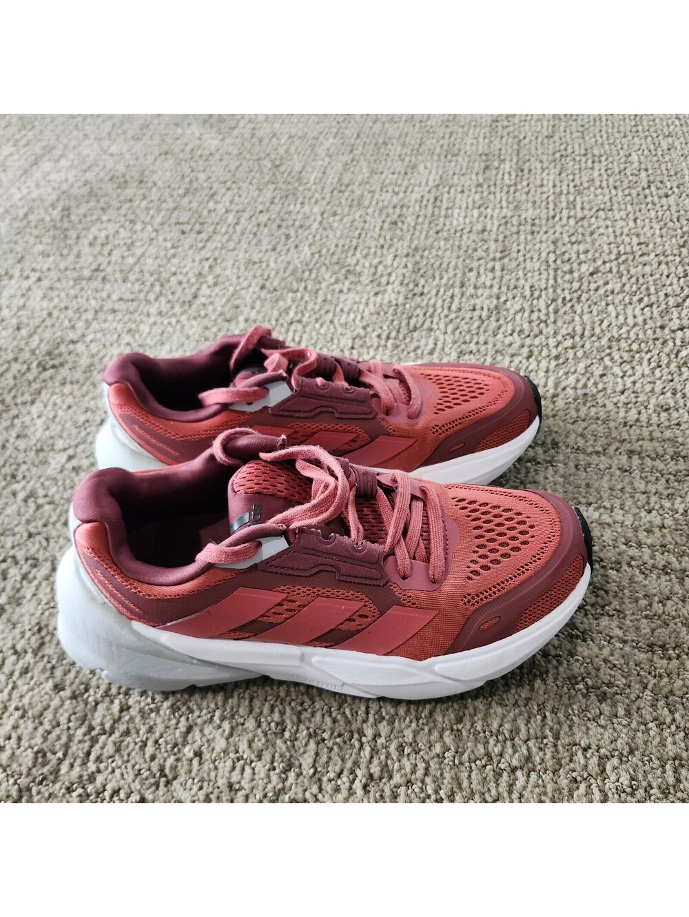 Adidas Adistar Running Shoes in Pink Size 6 Lace Up